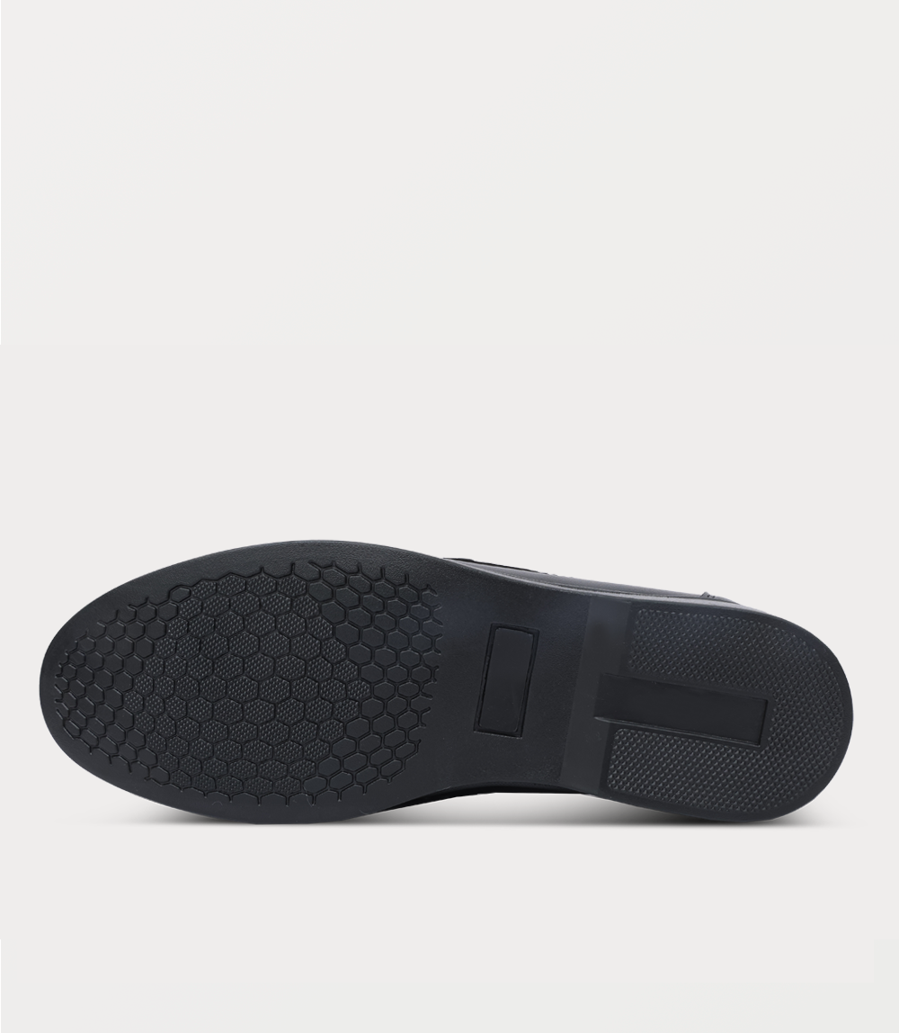 Men Slip On-BLACK