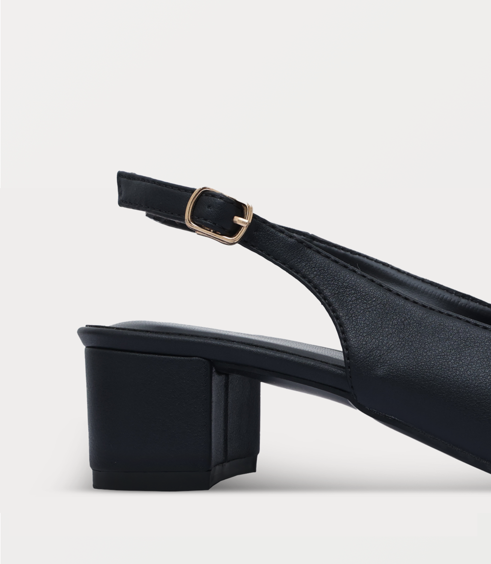 Women Sling Back-BLACK