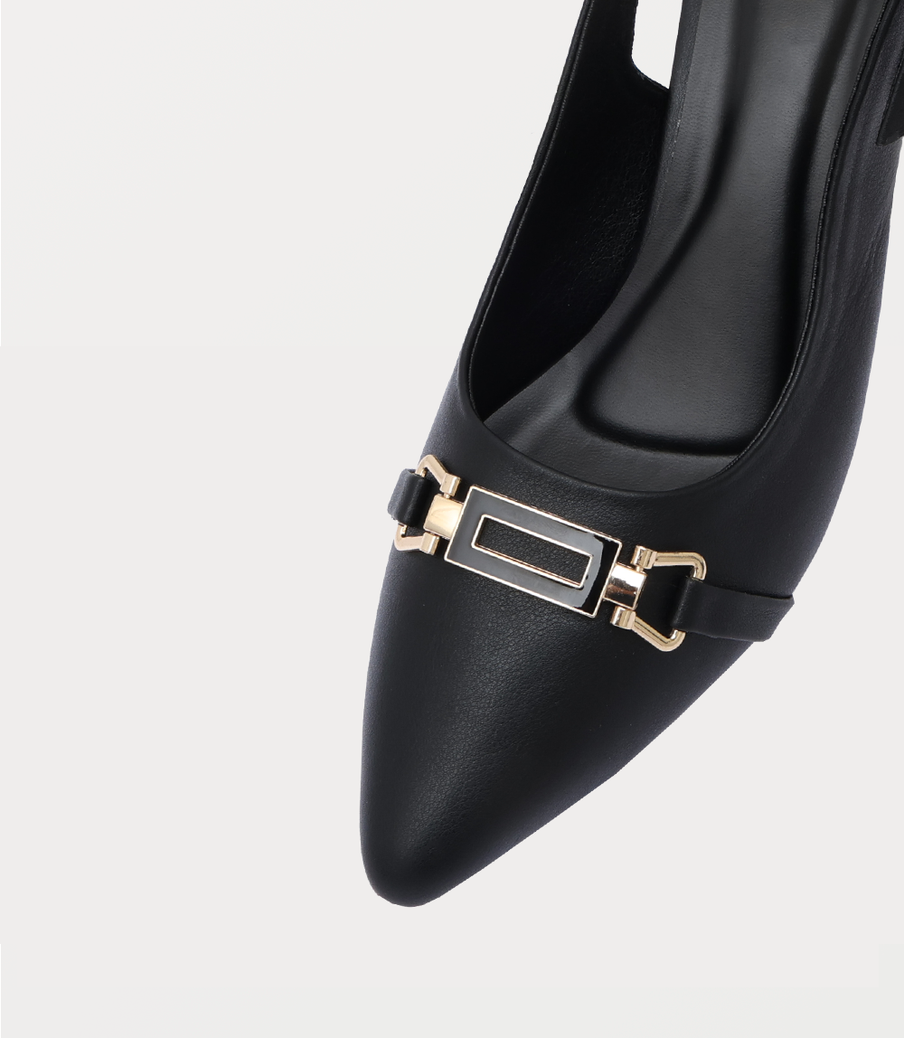 Women Sling Back-BLACK