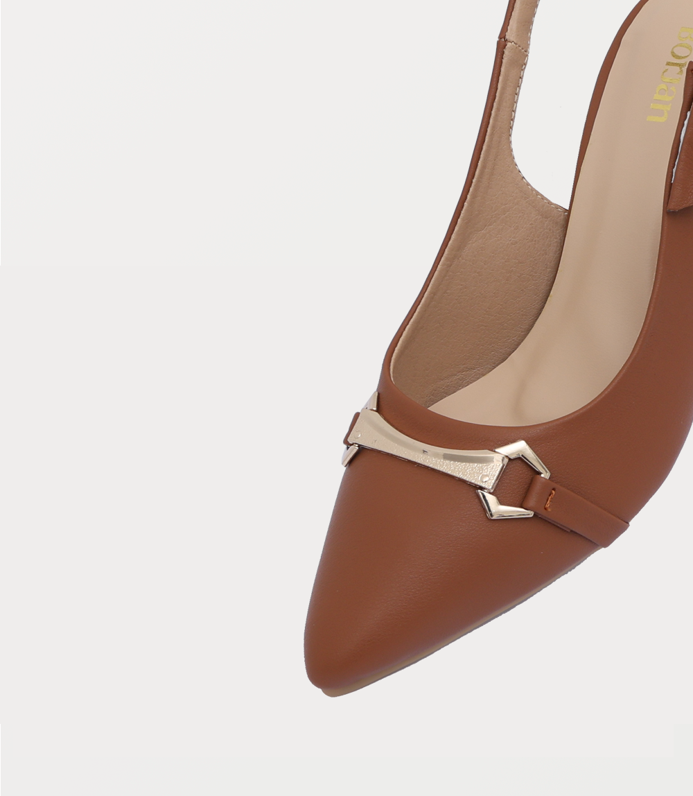 Women Sling Back-TAN