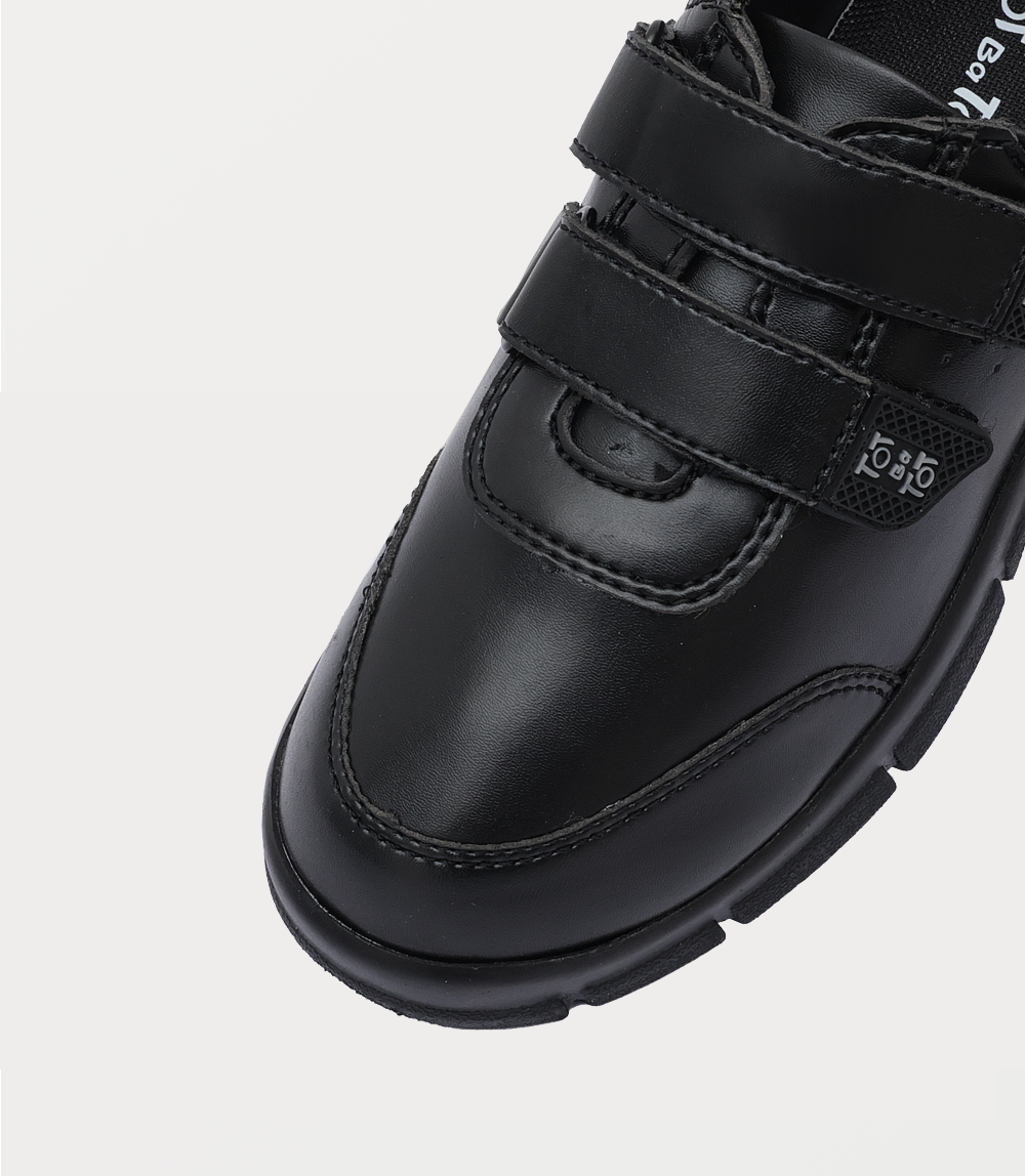 Boy School Shoes-BLACK