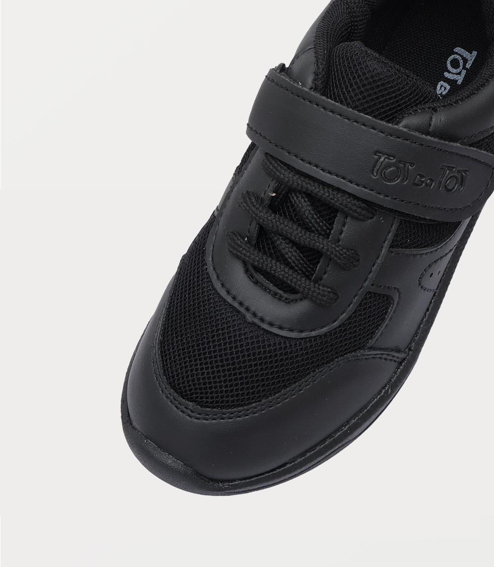 Boy School Shoes-BLACK
