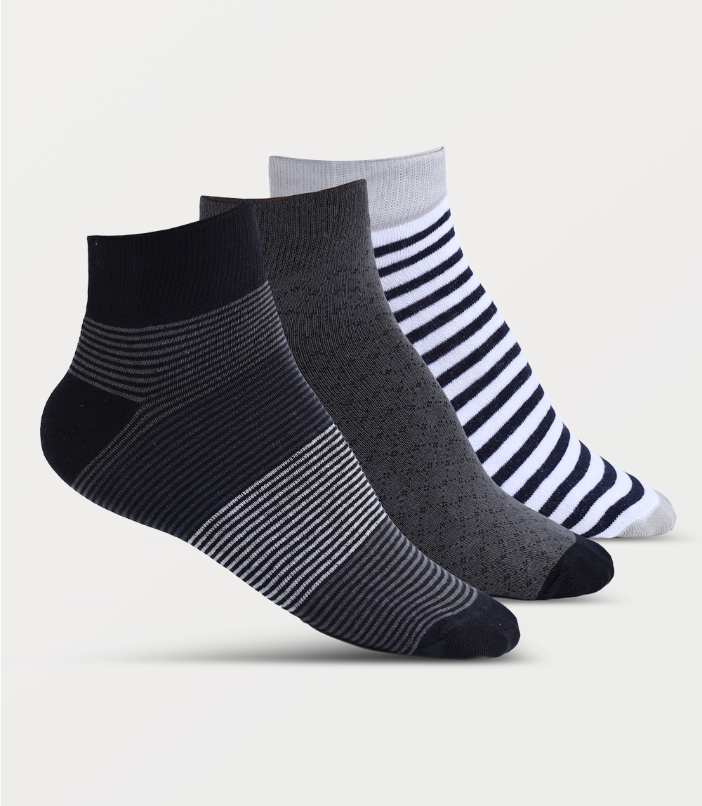 Ankle Men Socks-MULTY