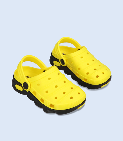 KG0039 YELLOW Girls Casual Crocs